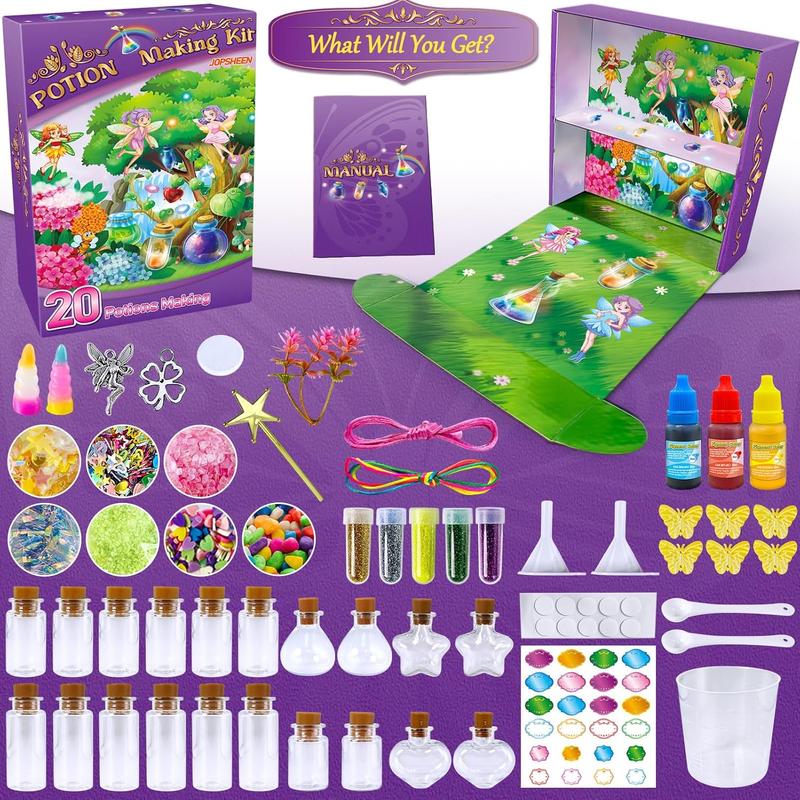 Potion Making Kit for Kids, 20 Bottles Potions, Christmas Birthday Toys Gifts for Boys Girls Age 8 9 10 11 12