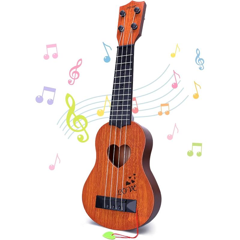 Kids Toy Classical Ukulele Guitar Musical Instrument, Brown