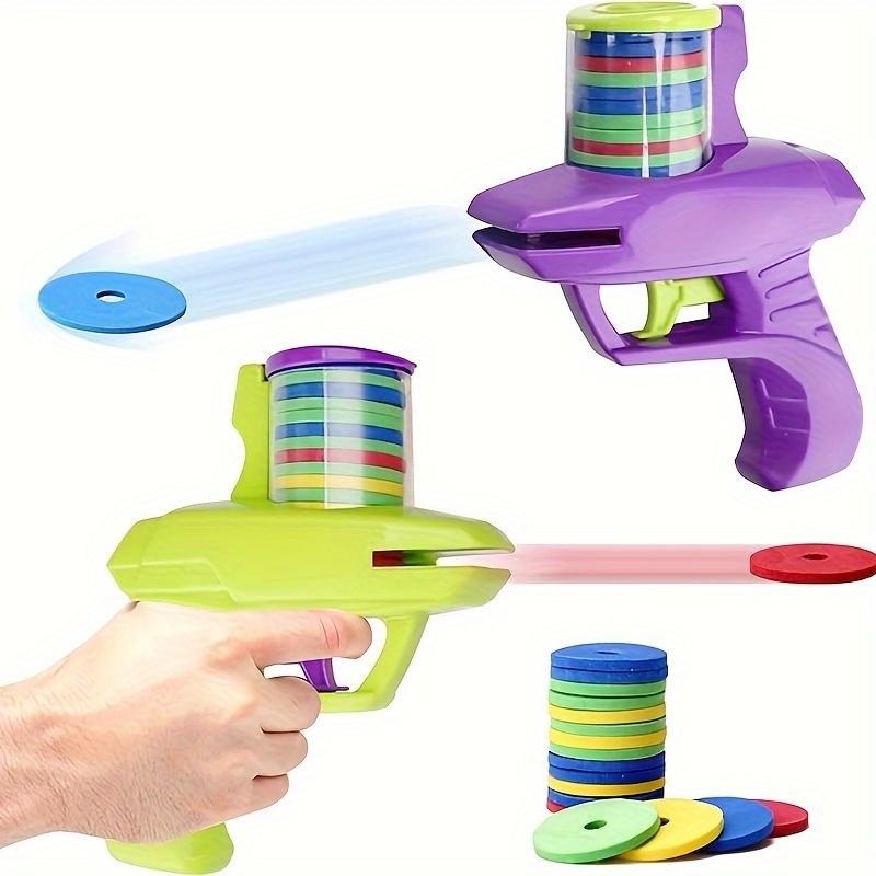 1pc Foam Disc Launcher Flying Disc Handheld Shooter Indoor Shooting Game Outdoor Backyard Toy For Boys And Girls Birthday Gift School Class Prize