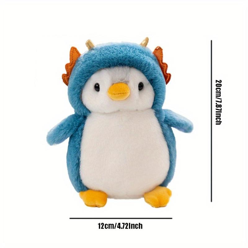 1  2 Pcs 20cm  7.8inch Cute Penguin Doll Dress Up Penguin Plush Toy, Penguin Family, Home Decoration GiftFor Friend Little Decorations for Halloween, Christmas Parties