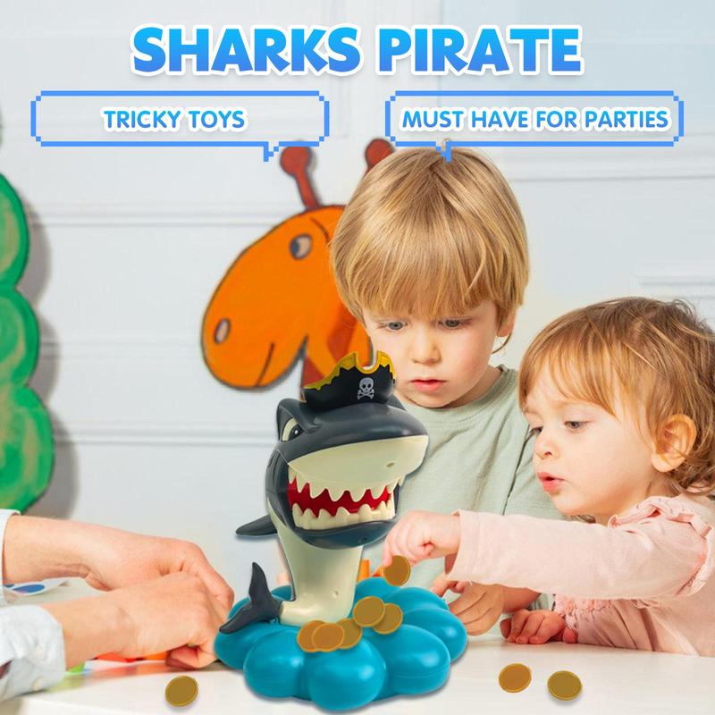 [Cart Add-On] Talgic Shark Pirate Gold Coin game, board games, family games, Parties, Home party, Interactive game for Birthday party