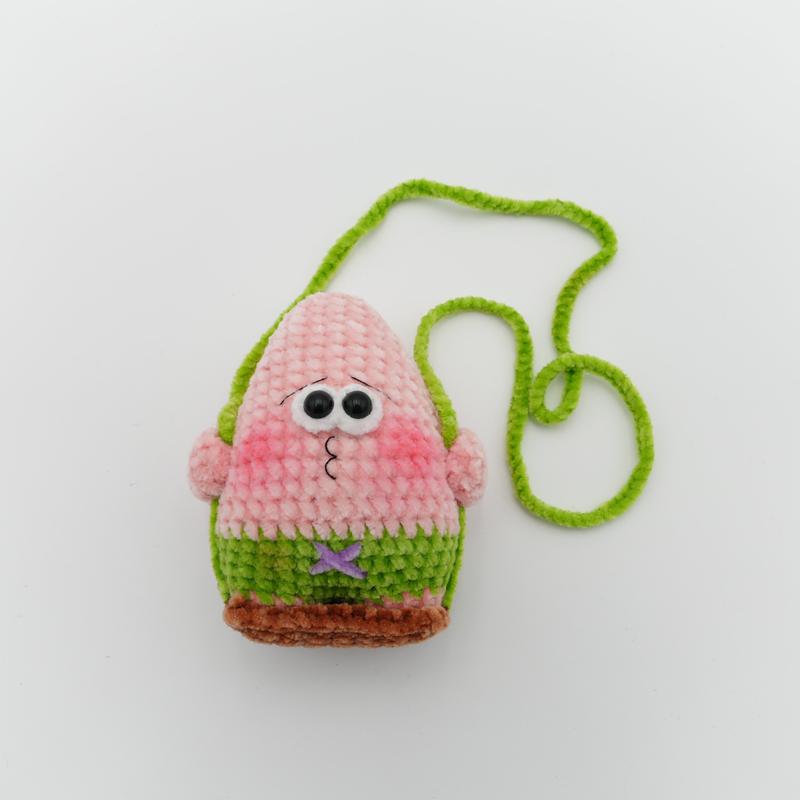 Handmade Crochet Swinging Patrick