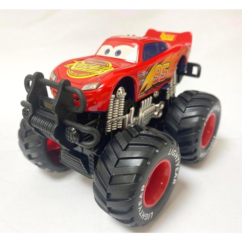 12 Styles Movie Cars 3 Black Storm Jackson McQueen Curz Mater Giant Wheels Cars 1：55 Diecast Vehicles Toys Set ren Car Toy (Lightning McQueen)