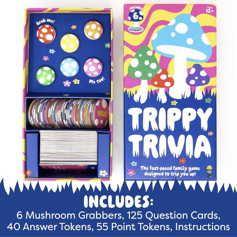 Trippy Trivia - The Fast-Paced Family Trivia Game Designed To Trip You Up!