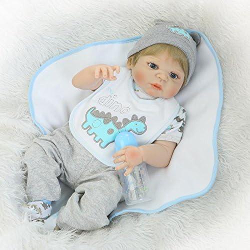 Pedolltree Reborn Baby Dolls Clothes Boy 20-22 Inch Reborn Doll Clothing Outfits Accessories 5 Pcs Sets