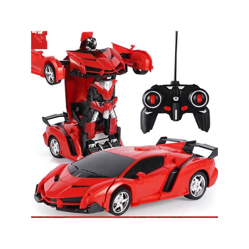 1pc Remote Control Robot Model Car, One-Button Deformation, Electric Vehicle Toy Car with Rechargeable Battery (Random Color)Car,Cars,Car Toy,Mini Cars,Toys for Boys