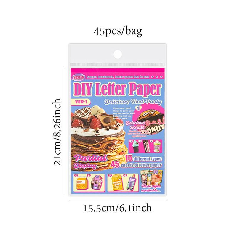 Vintage Magazine Style Sticker, 45pcs set Scrapbooking & Journal Making Material Paper, DIY Decorative Sticker for Stationery & Computer & Water Bottle