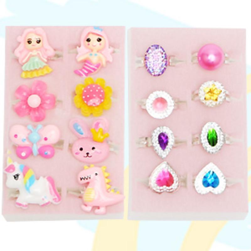 Jewelry Box Toy, 37pcs set Princess Jewelry Role playing Set, Pretend Play Jewelry Toy, Creative Birthday Gift For Girls