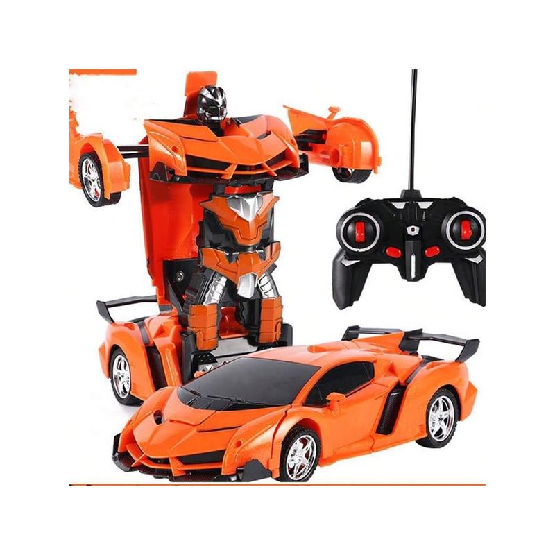 1pc Remote Control Robot Model Car, One-Button Deformation, Electric Vehicle Toy Car with Rechargeable Battery (Random Color)Car,Cars,Car Toy,Mini Cars,Toys for Boys