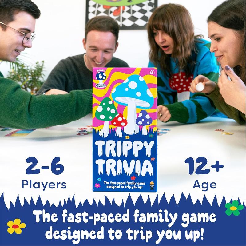 Trippy Trivia - The Fast-Paced Family Trivia Game Designed To Trip You Up!