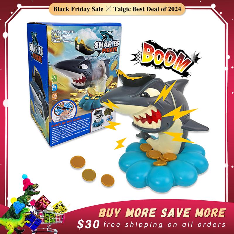 [Cart Add-On] Talgic Shark Pirate Gold Coin game, board games, family games, Parties, Home party, Interactive game for Birthday party