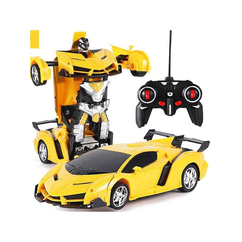 1pc Remote Control Robot Model Car, One-Button Deformation, Electric Vehicle Toy Car with Rechargeable Battery (Random Color)Car,Cars,Car Toy,Mini Cars,Toys for Boys