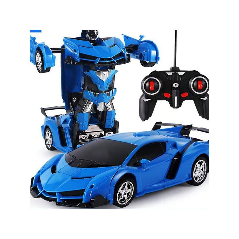 1pc Remote Control Robot Model Car, One-Button Deformation, Electric Vehicle Toy Car with Rechargeable Battery (Random Color)Car,Cars,Car Toy,Mini Cars,Toys for Boys