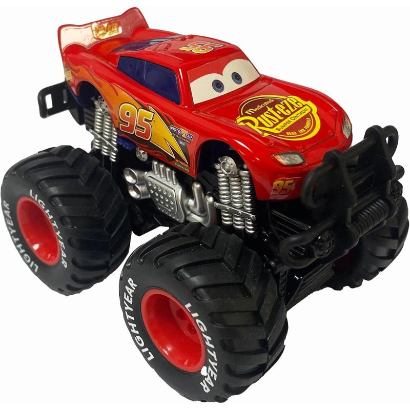 12 Styles Movie Cars 3 Black Storm Jackson McQueen Curz Mater Giant Wheels Cars 1：55 Diecast Vehicles Toys Set ren Car Toy (Lightning McQueen)