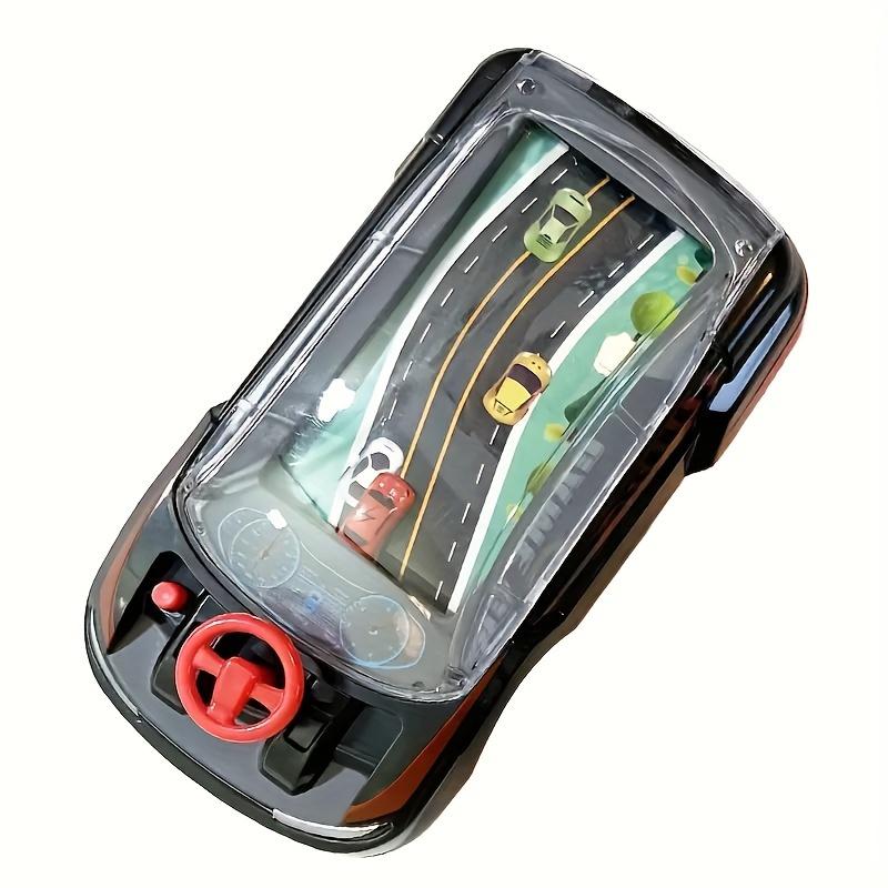 Interactive Steering Wheel Racing Adventure Game-Plastic Track with 3D Racing, Thinking Skills Development Toys, Suitable for Children Aged 3-6, Enhance Parent-Child Interaction,(1 Piece, without Battery)