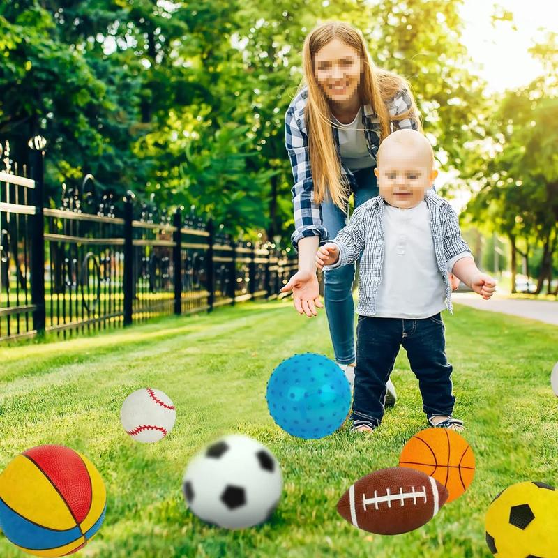 7 Pcs Balls for Kids, Versatile Play Sports Toys, Indoor Outdoor Sport Toys, Fun Balls Toys Gifts for Boys Girls