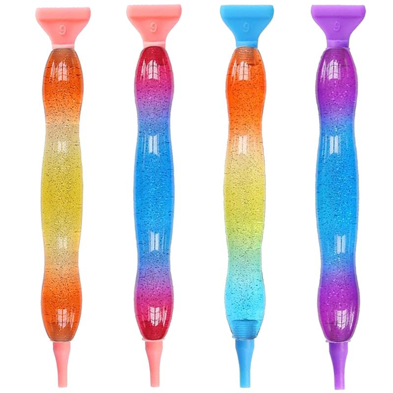 5D Diamond Painting Tool Resin Point Drill Pen Replace Pen Head with Thread Design DIY Craft Cross Stitch Sewing Accessories