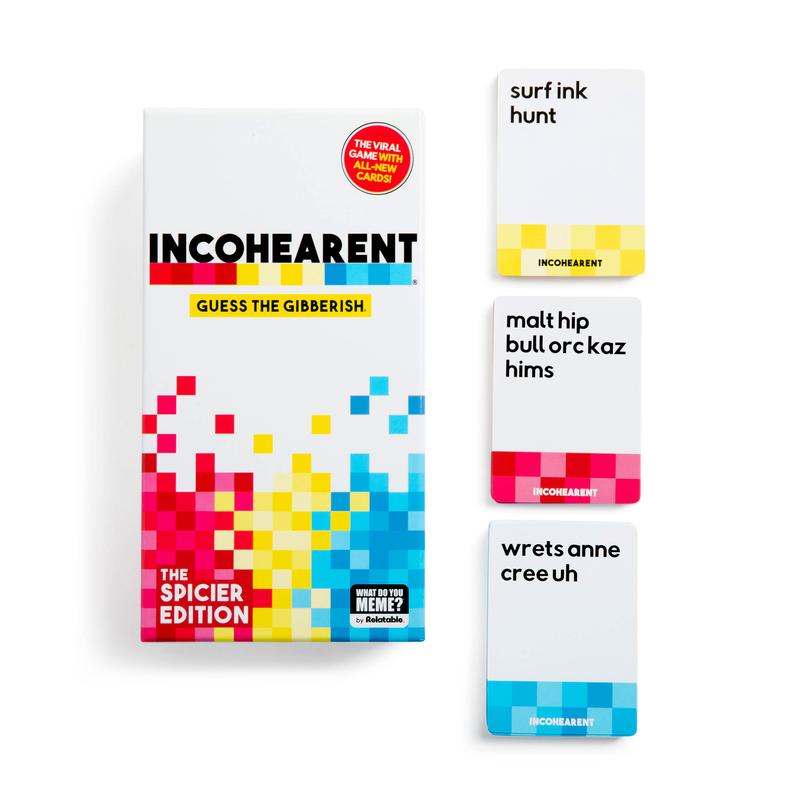 Incohearent - The Ultimate Guess The Gibberish Adult Card Game for Parties and Game Nights with Friends, Spicier Edition