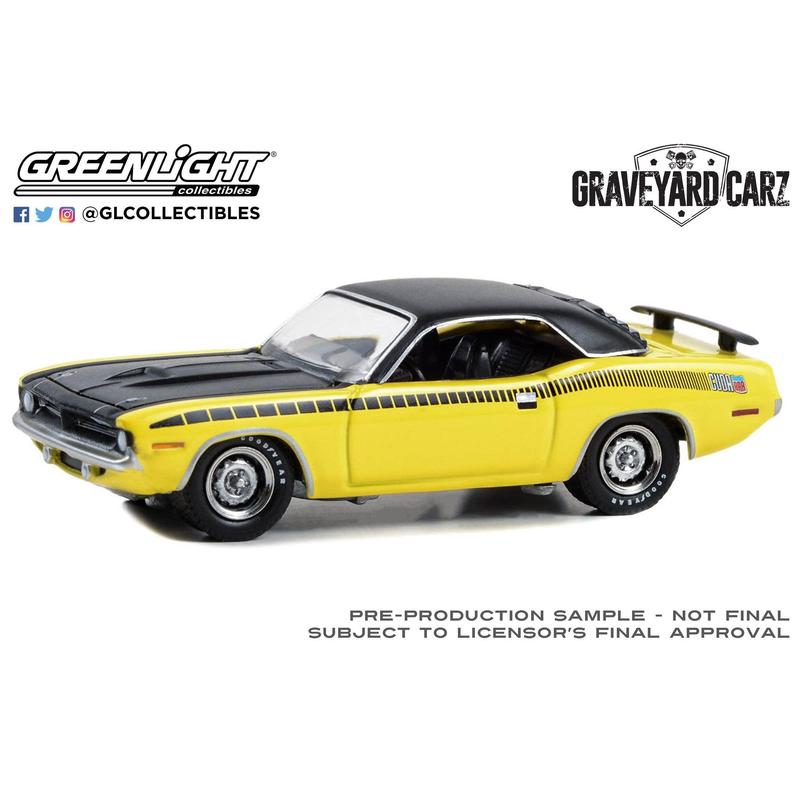 1970 Plymouth AAR 'Cuda Hollywood Series 40 Graveyard Carz Greenlight Collectibles