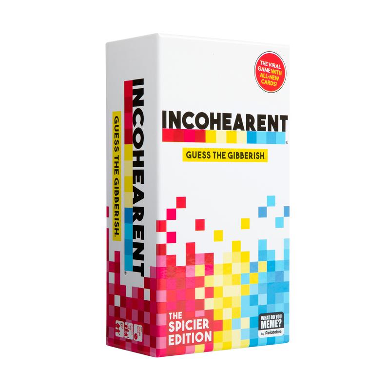 Incohearent - The Ultimate Guess The Gibberish Adult Card Game for Parties and Game Nights with Friends, Spicier Edition