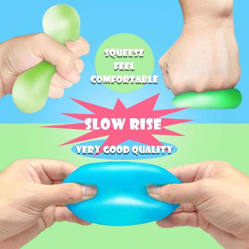 4 count Glow in The Dark Stress Cube Toys,Nice Slow Rise Stress Balls,Fidget Squishy Toys for Kids and Adults,Ice Cube Toys,Sensory Autism& ADHD Toys,Cute Stuff,Stocking Stuffers,Easter Basket Stuffers