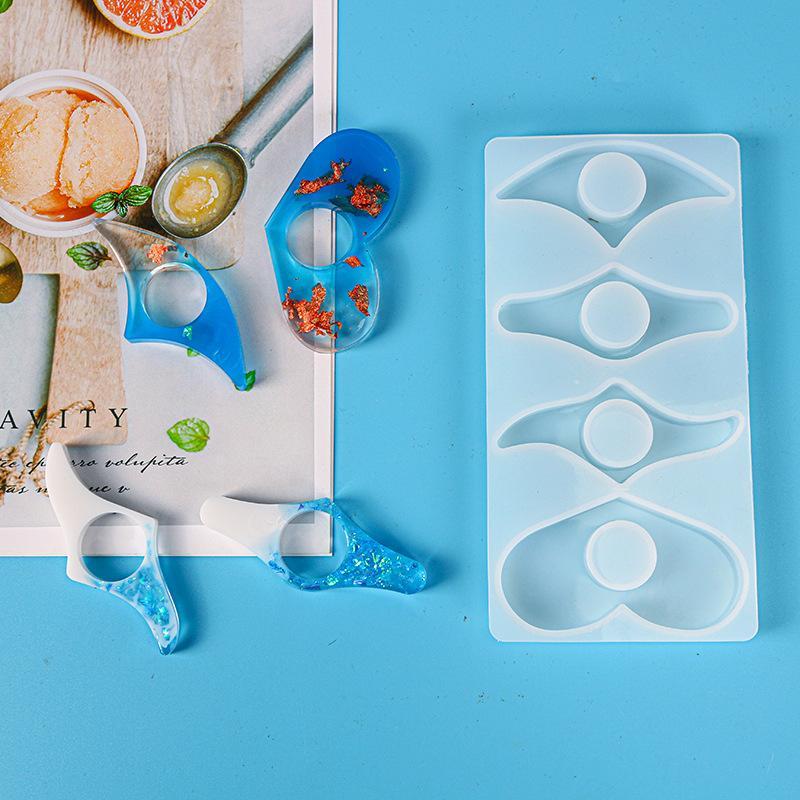 Silicone Bookmark Mold, 1 Count DIY Reading Aid Silicone Mold, Resin Bookmark Molds, Drop Glue Mold, DIY Clay Moulds