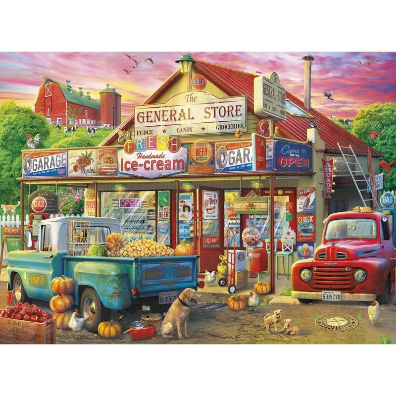 Eduard - Country Store - 1000 Piece Jigsaw Puzzle for Adults Challenging Puzzle Perfect for Game Nights - Finished Puzzle Size is 26.75 x 19.75