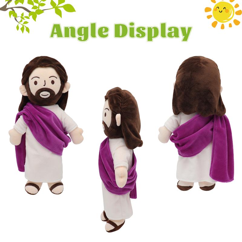 Yelakey Jesus Plush Doll Stuffed Christian Savior Plush Toys Party Favors for Boys and Grils