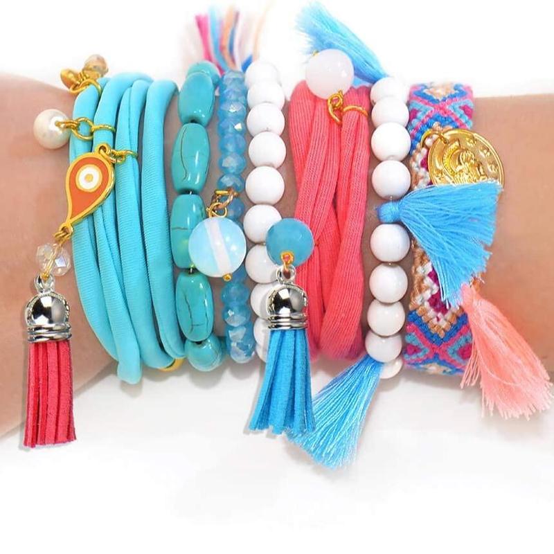 Keychain Tassel (30 60pcs), Colorful Keychain Tassel, DIY Jewelry Making Supplies for Bracelet Necklace, Jewelry Making Accessories