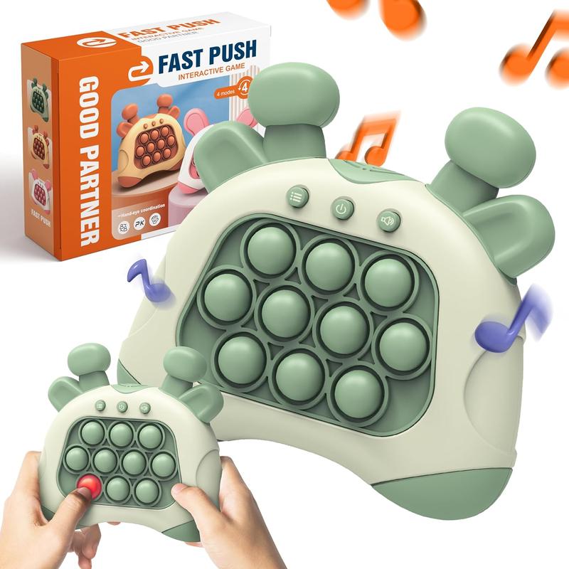 Fast Push Game-Classic Arcade Game for Kids&Adults,Bubble Pop  Controller Handheld Travel Game Toys,for Kids 3-12 Years Old Stress Relief Toys