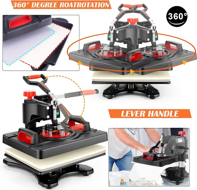 AKEYDIY Heat Press Machine Professional Sublimation Machine 15