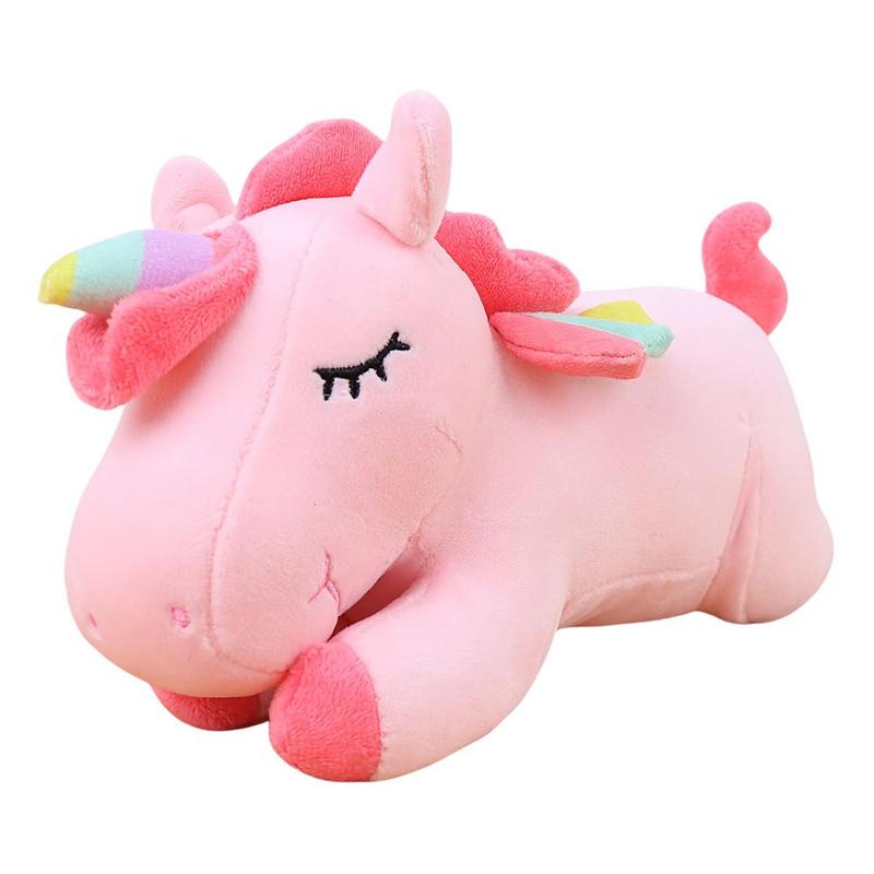 Unicorn Shaped Plush Toy, Cute Soft Stuffed Animal Pillow Toy, Home Decor Animal Shaped Pillow Gift, Summer Gift