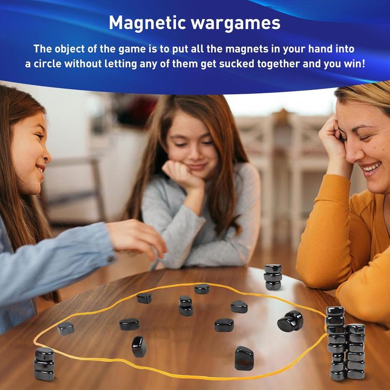 Magnetic Chess Game Set - Travel Fun Games Table Top Magnet Strategy Game - Perfect Christmas Gift party game