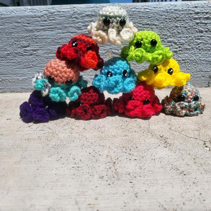 Crochet Pocket Octopus Buddy