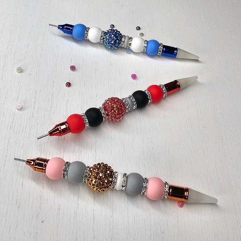 Wax tip beaded crafters pen for Rhinstoning Diamond painting Nail art Rhinstone picker