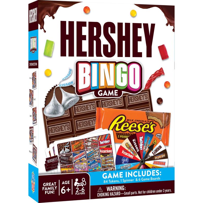 MasterPieces - Hershey's - Officially Licensed Bingo Game for Kids and Families