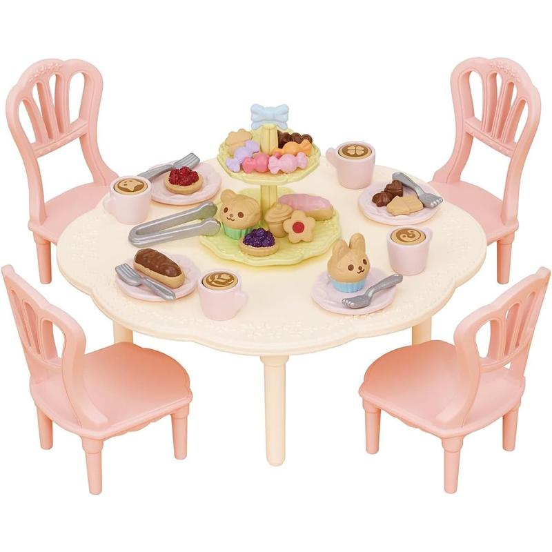 Calico Critters Sweets Party Set - The Perfect Dollhouse Accessories to Host a Tea Party for Your Critters!