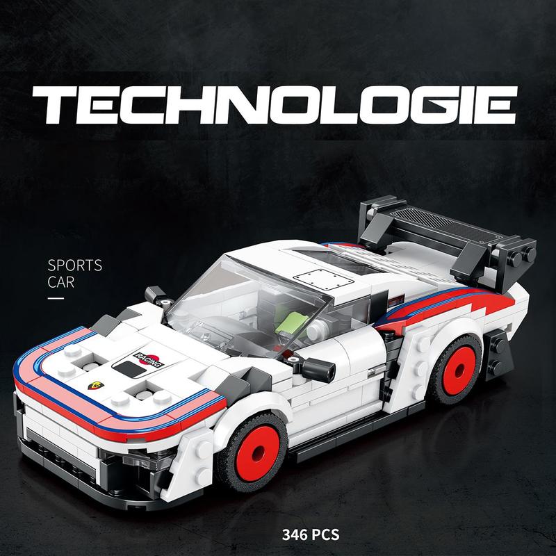 Race Car Building Blocks, 346pcs box Race Car Model Building Blocks, Creative Blocks Building Toy for Adults, Home Decoration Series Building Blocks