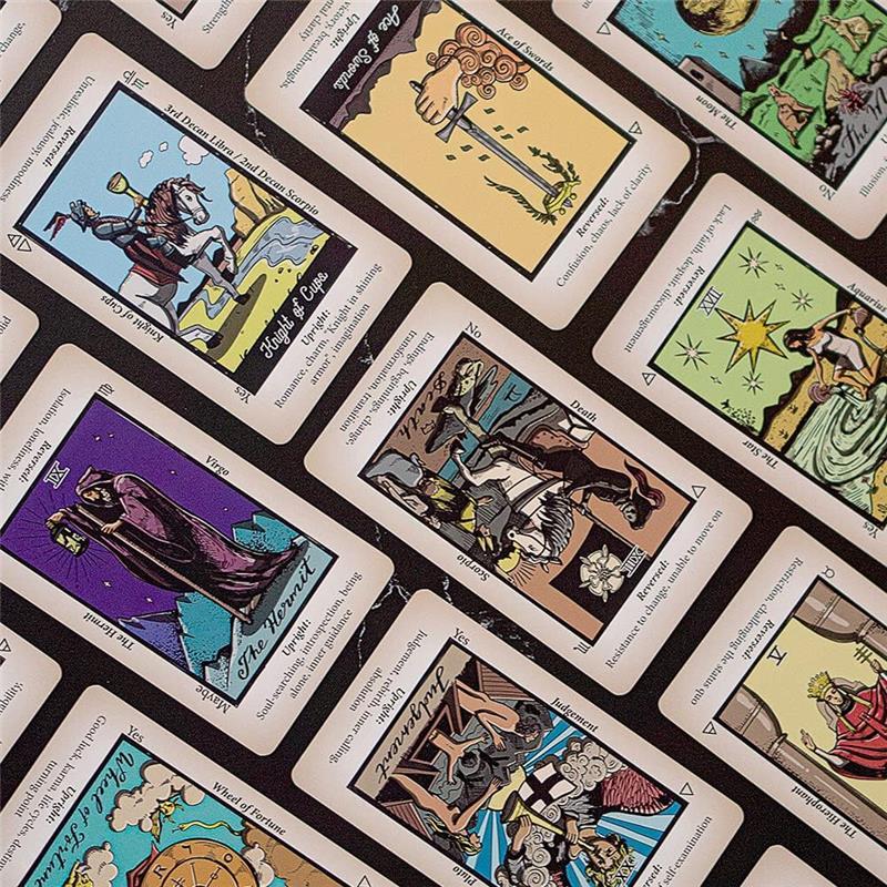 Tarot Cards for Beginners - Tarot Deck -Tarot Cards with Meanings On Them - Includes Tarot Wrap for Deck Storage