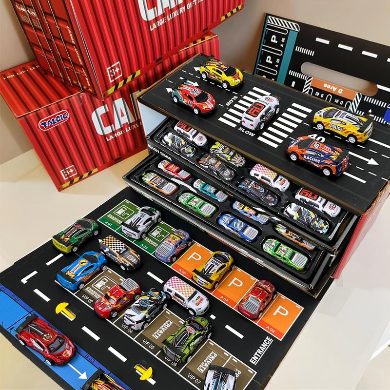 48 PCS Alloy Cars & Race Cars collection toy for boy and girls, best choice of Christmas gift