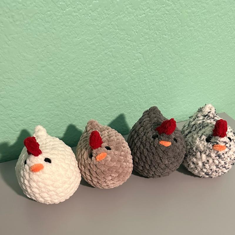 Crocheted Handmade Chicken