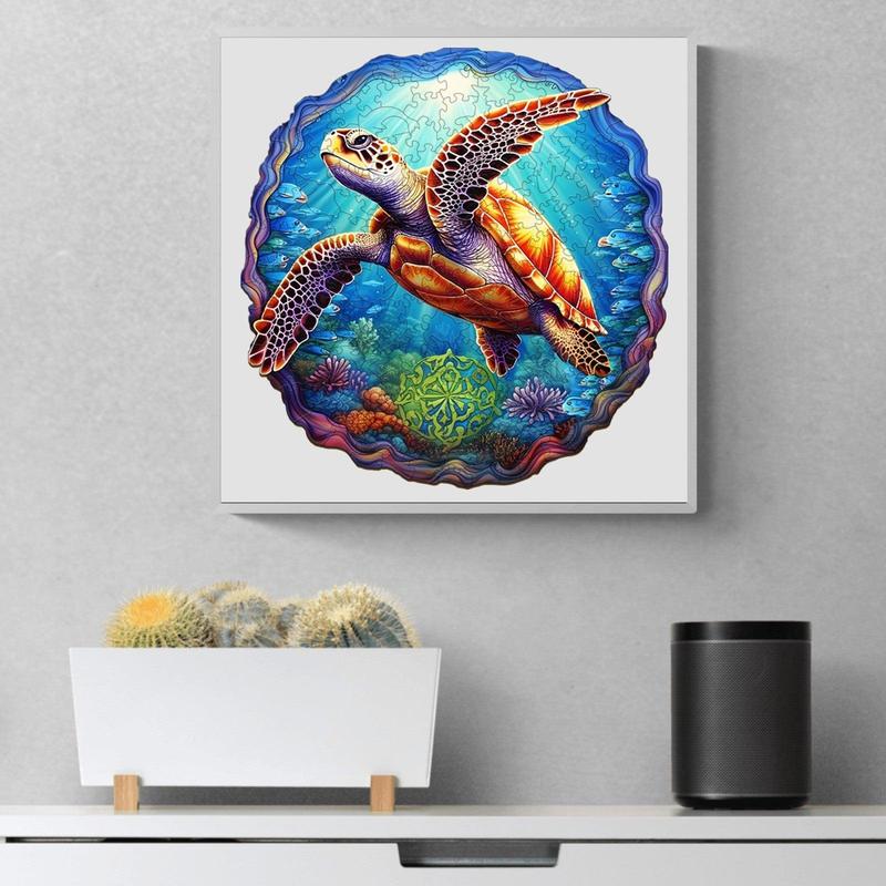 Deep Sea Turtles -1 Wooden Jigsaw Puzzle