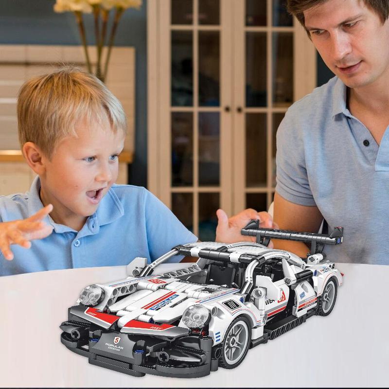 Super Racing Car Building Blocks (492pcs box), Sports Cars Model Bricks Assembly Toys, Educational Toys for Kids gift model