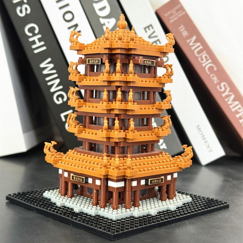 World Famous Ancient Building (1000pcs set), Asian Style Tower Building Blocks, 3D Assemble Puzzle, Birthday Gift