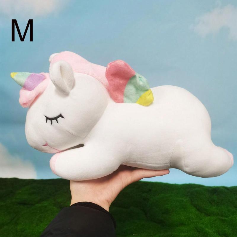 Unicorn Shaped Plush Toy, Cute Soft Stuffed Animal Pillow Toy, Home Decor Animal Shaped Pillow Gift, Summer Gift