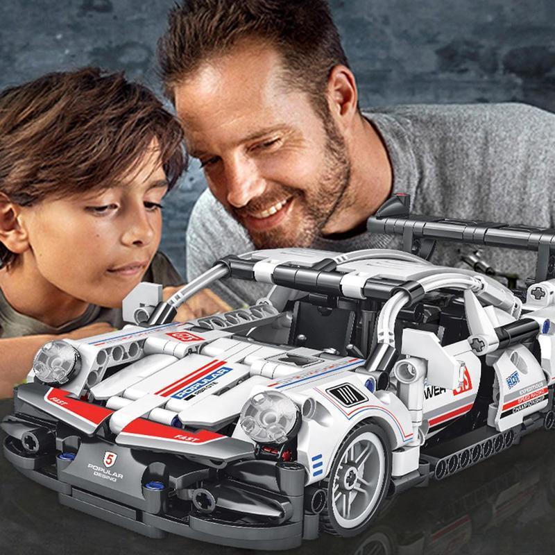 Super Racing Car Building Blocks (492pcs box), Sports Cars Model Bricks Assembly Toys, Educational Toys for Kids gift model