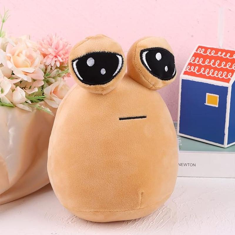 Hot Game My Pet Alien Pou Plush Toy Furdiburb Emotion Alien Plushie Stuffed Animal Pou Doll 22cm