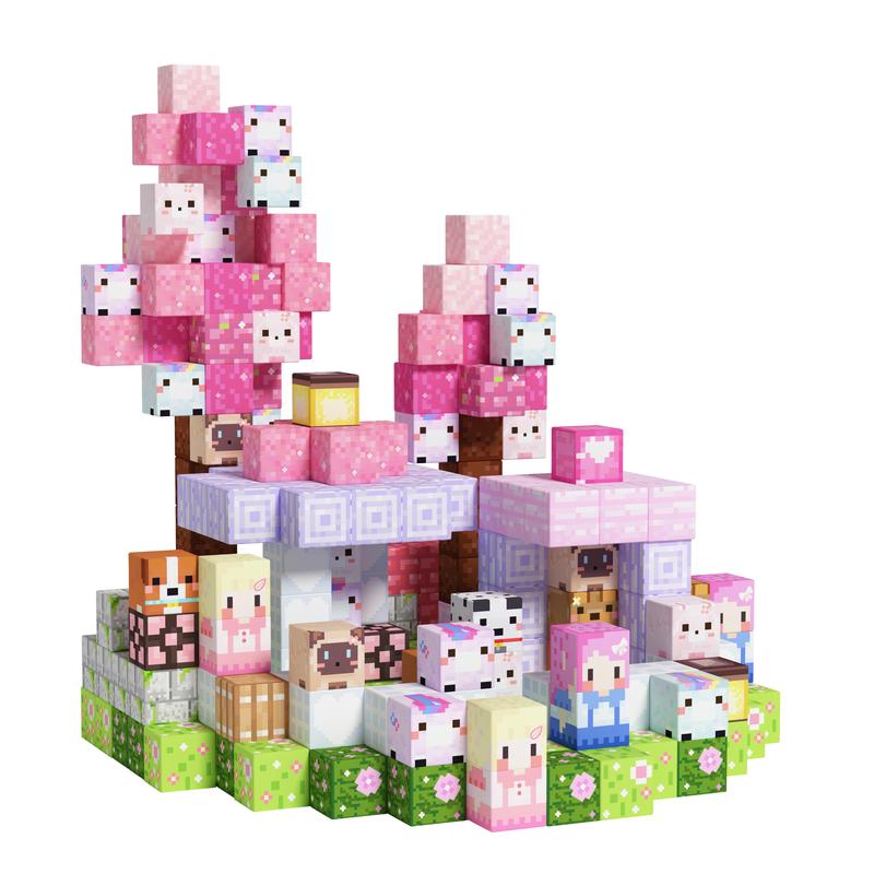 GobiDex Game-Based Unicorn Set Magnetic Building Blocks Package 48 100Pcs