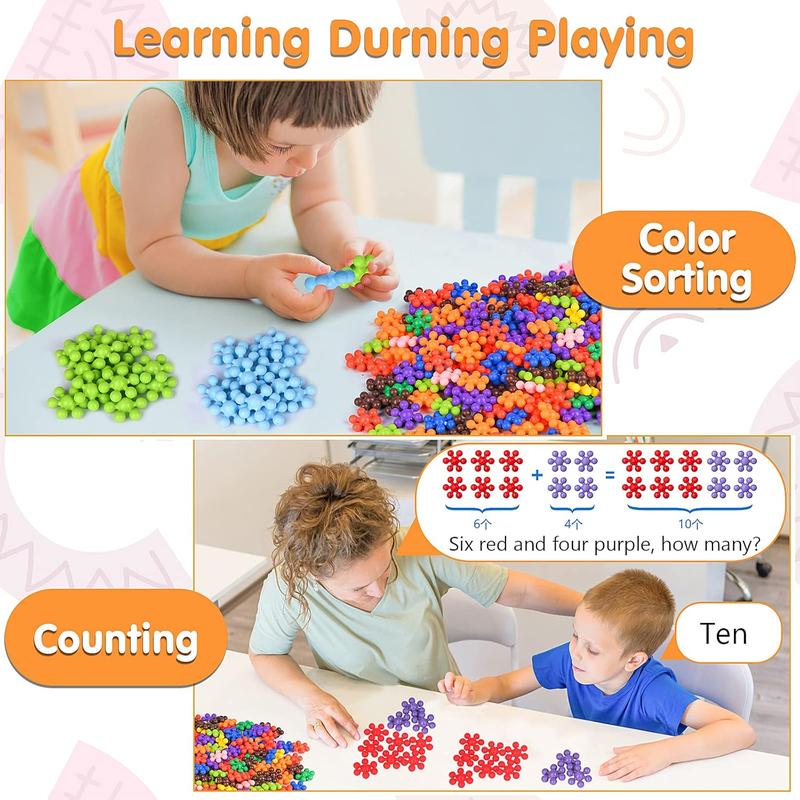 300 count Building Blocks - A Great Kids STEM Toys Eductional Building Toys - Nfinite Creativity Puzzle Toys for Preschool Kids Boys and Girls