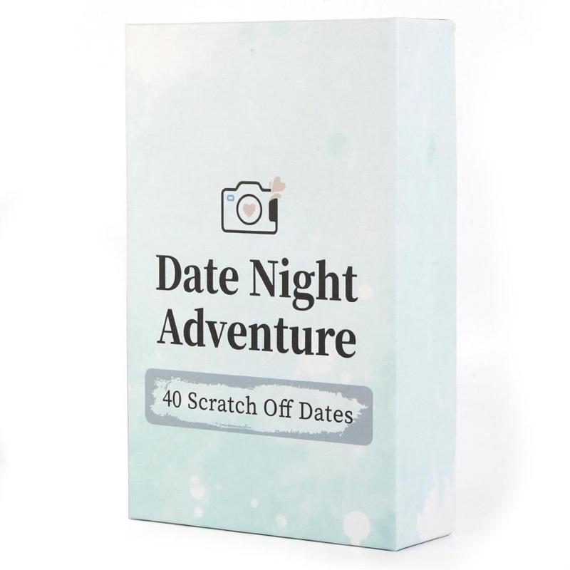 Date Night Adventure Scratch Card, 1 Box Creative Adventure Scratch Card, Funny Game Cards, Perfect Game for Couples, Gift for Friend